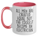 Funny Electrician Quotes Gifts from Men, Two Tone Coffee Mugs for Electrician, Father's Day Unique Gifts for Him - Main