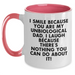 Funny Unbiological Dad Gifts, Unbiological Dad Coffee Mug with Humorous Quote, Gifts from Women to Unbiological Dad for Father's Day - Main