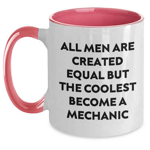 Funny Mechanic Quotes Coffee Mugs for Mother's Day Unique Gifts from Men to Mechanic Friends, Unique Two Tone Ceramic Mugs with Humorous Slogans, Gifts for Mechanic Lovers - Main