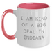 Funny Indiana Gifts for Men and Women, I Am Kind Of A Prime Selection Two Tone Coffee Mugs, Graduation Unique Gifts from Friends, Family, or Coworkers - Main