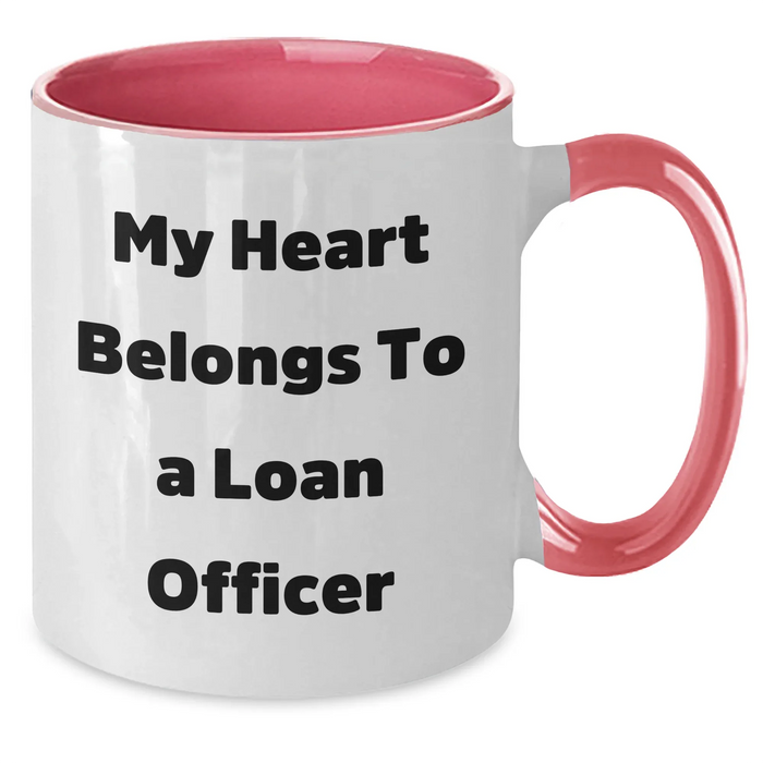 Funny Loan Officer Gifts, Two Tone Coffee Mug for Him, Gifts from Family, Father's Day Unique Gifts for Loan Officer Men - Additional