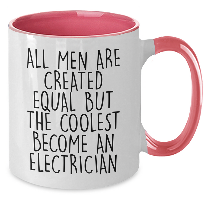 Funny Electrician Quotes Gifts from Men, Two Tone Coffee Mugs for Electrician, Father's Day Unique Gifts for Him - Additional