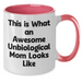 Funny Unbiological Mom Gifts, Two Tone Coffee Mug for Awesome Unbiological Mom, Gifts from Men to Unbiological Mom on Father's Day, Unique Inspirational Mugs for Unbiological Mom - Additional