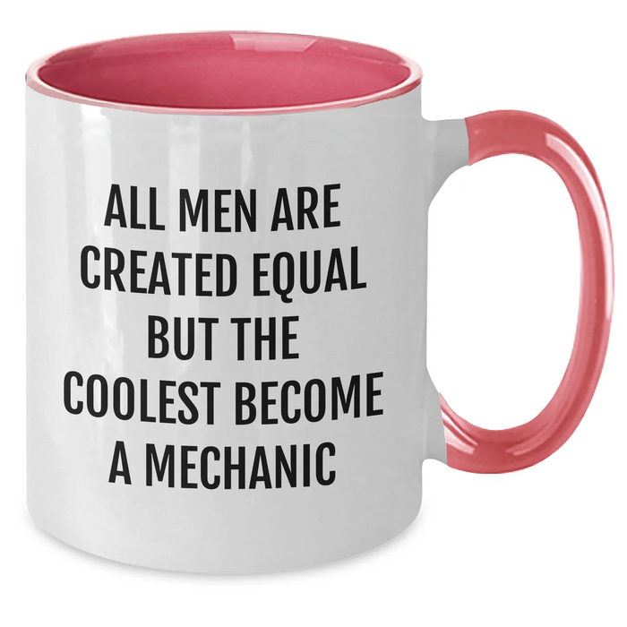 Funny Mechanic Gifts from Friends for Mechanic Lovers - Two Tone Coffee Mug - Mother's Day Unique Gifts - Additional