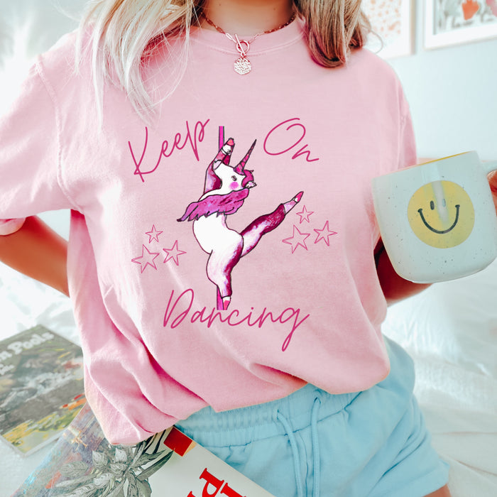 Pink Pony Shirt, Midwest Princess Tour, Sapphic Lesbian Pride Music Shirt, Keep On Dancing, Dancing Shirts, Dancing Unicorn, Pony Club