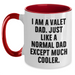 Funny Valet Dad Gifts, I Am A Valet Dad, Two Tone Coffee Mug for Graduation, Gifts from Men, Gifts for Valet - Main
