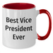 Funny Vice President Gifts from Men to Best Ever VP, Two Tone Coffee Mug for Father's Day - Additional