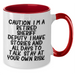 Funny Sheriff Deputy Gifts Two Tone Coffee Mug Retired Sheriff Deputy Quote Graduation Unique Gifts from Friends - Additional