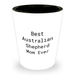 Inspiring Best Australian Shepherd Mom Ever Shot Glass Gifts for Dad - Unique Father's Day Unique Gifts for Australian Shepherd Dog Lovers - Funny and Heartwarming Quote for Gifts from Mom to Dad - Image 1