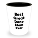 Best Great Dane Mom Ever Gifts | Funny Great Dane Dog Mom Gifts | Cute Shot Glass Gifts for Great Dane Dog Moms | Unique Father's Day Unique Gifts for Great Dane Moms from Kids - Image 1