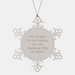 Unique Oral Surgeon Gifts, 'I'm Not Arguing. I'm Just Explaining Why I'm Right.' Snowflake Ornament for Oral Surgeons, Funny Christmas Unique Gifts from Friends, Coworkers, or Family - Image 1
