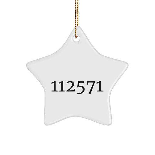 Funny Chemist Gifts from Friends - Keep Calm Or I Will Use My Chemist Voice Star Ornament for Christmas - Image 1