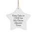 Claims Adjuster Humor Funny Star Ornament Gifts from Friends for Christmas - Image 1