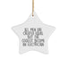 Funny Electrician Gifts from Men, Women, Family for Christmas - Star Ornament Quote 'All Men Are Created Equal But The Coolest Become An Electrician' - Unique Presents - Image 1
