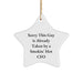 Funny CFO Gifts, Sorry This Guy Is Already Taken By A Smokin' Hot CFO Christmas Star Ornament, Gifts from Men to CFO, CFO Office Decor - Image 1