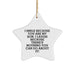 Funny Son Gifts from Mom - 'I Smile Because You Are My Son, I Laugh Because There's Nothing You Can Do About It!' Star Ornament for Him, Unique Christmas Unique Gift for Teenage Boys - Image 1