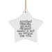 Funny Assistant Principal Gifts, Star Ornament with Inspirational Quote, Gifts from Friends for Assistant Principal, Christmas Unique Gifts for Her - Image 1