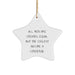 Concierge Gifts from Men, Star Ornament for Concierge, Funny Christmas Unique Gifts for Friends - Image 1