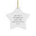 Funny Veterinarian Star Ornament Gifts from Men to Friends, Family, Coworkers - Don't Trust A Veterinarian That Doesn't Drink Coffee And Say F--k A Lot, Unique Christmas Decorations - Image 1
