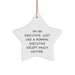 Executive Star Ornament Gifts from Friends to Executive, Funny Quote, Christmas Unique Gifts - Image 1