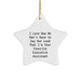 Executive Assistant Star Ornament Gifts from Men to Executive Assistant, Funny Quote, Christmas Decor - Image 1