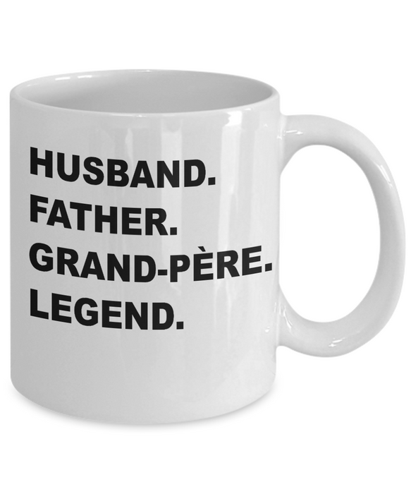 Perfect Grand-pere Gift, Grand-pere Coffee Mug, Grand-pere Christmas, Grand-pere Birthday, Valentines Day, Awesome Grand-pere, New Grand-pere