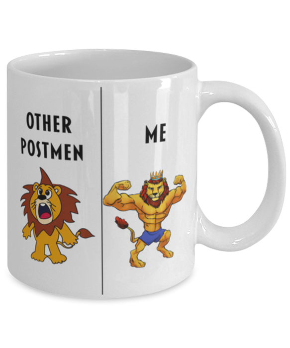 Gift for Postman,Funny Postman Coffee Mug, Gag Gift for Postman, Unique Gift for Postman, Cheap, Perfect, Amazing, Awesome Lion Coffee Mug