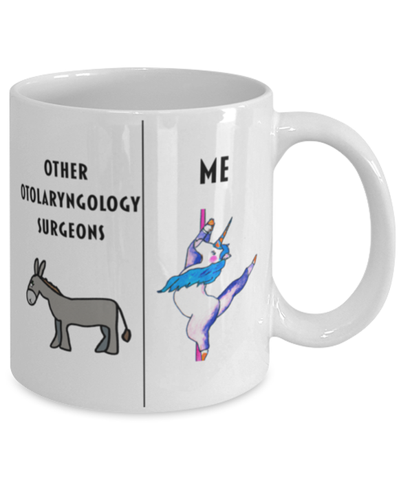 Funny Otolaryngology Surgeon Coffee Mug, Gift for Otolaryngology Surgeon, Gag Gift for Otolaryngology Surgeon, Unique Gift for Otolaryngology Surgeon, Cheap Otolaryngology Surgeon Gift, Donkey Unicorn Mug