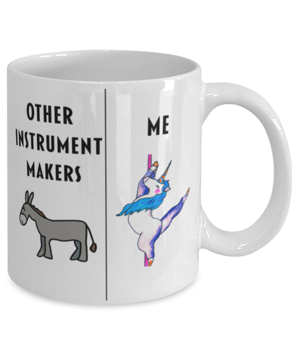 Funny Instrument Maker Coffee Mug, Gift for Instrument Maker, Gag Gift for Instrument Maker, Unique Gift for Instrument Maker, Cheap Instrument Maker Gift, Donkey Unicorn Mug