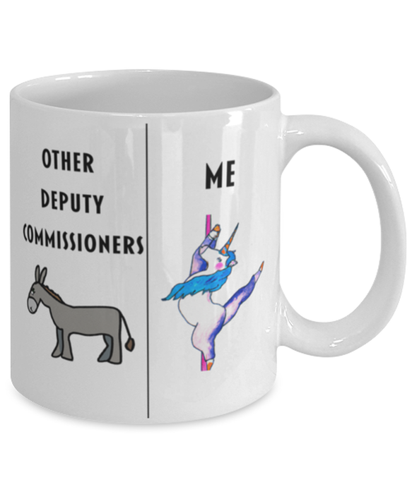 Funny Deputy Commissioner Coffee Mug, Gift for Deputy Commissioner, Gag Gift for Deputy Commissioner, Unique Gift for Deputy Commissioner, Cheap Deputy Commissioner Gift, Donkey Unicorn Mug