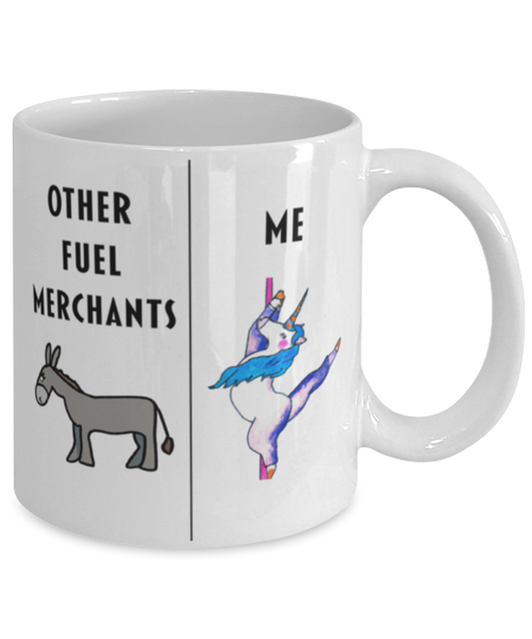 Funny Fuel Merchant Coffee Mug, Gift for Fuel Merchant, Gag Gift for Fuel Merchant, Unique Gift for Fuel Merchant, Cheap Fuel Merchant Gift, Donkey Unicorn Mug