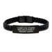 Funny Guide Gifts for Mom from Daughter - Interlaced Leather Bracelet with Stainless Steel and PU Leather - Image 1
