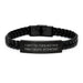 Funny Optometrist Gifts for Him and Her Valentine's Unique Interlaced Leather Bracelet, 'I Can't Fix Stupid But I'm A Fairly Decent Optometrist' Stainless Steel PU Leather Wristband from Friends - Image 1