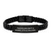 Traveling Wishes Interlaced Leather Bracelet Gift for Traveling Lover's on Valentine's, 'Traveling Isn't A Hobby. It's A Calling.' Sent from Men's Best Friend - Image 1