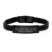 Funny Dispatcher Quotes Interlaced Leather Bracelet Gifts for Women Mother's Day Unique Personalized Wristband - Image 1