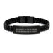 Senator Funny Quotes Leather Interlaced Bracelet - Gifts for Senator from Friends on Christmas - Image 1