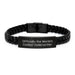 Valentine's Unique Gifts for Underwriter Men - Interlaced Leather Bracelet with Funny Quote - Gifts from Friends, Perfect for Underwriter Friends - Image 1