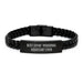 Funny Personal Assistant Gifts, Best Effin' Personal Assistant Ever Interlaced Leather Bracelet, Stylish Father's Day Unique Gifts for Men - Image 1
