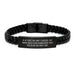 Funny Hairdresser Gifts from Men to Hairdresser Friends, Interlaced Leather Bracelet for Hairdresser, Mother's Day Unique Gifts - Image 1