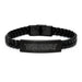 Funny Pharmacist Gifts for Men from Son, Graduation Unique Gifts, Interlaced Leather Bracelet - Image 1