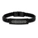 Funny Physician Gifts for Him, Interlaced Leather Bracelet with Quote 'Do What Your Physician Told You To Do First Time', Graduation Unique Gifts for Men - Image 1