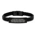 Funny Security Guard Gifts from Friends Unique Interlaced Leather Bracelet for Security Guard, Men Graduation Unique Gifts - Image 1