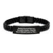 Funny Baking Quotes Interlaced Leather Bracelet Gifts from Men or Women for Baking Lovers Graduation Unique Gifts - Image 1