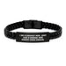 Chemist Mom's Favorite Interlaced Leather Bracelet, Funny Graduation Gift for Chemist Women, Gifts from Family to Daughter, Mom's Cool Chemistry Style - Image 1