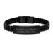 Funny Medical Assistant Gifts for Men, Interlaced Leather Bracelet with Stainless Steel - Gifts from Friends to Medical Assistant on Valentine's - Image 1