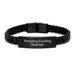 Funny Teacher Quotes Interlaced Leather Bracelet Gifts from Men to Teacher for Graduation Unique Presents - Image 1
