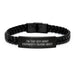 Sexy Agent Gifts for Him Graduation Unique Gifts, Agent Leather Bracelet, Funny Quote 'I'm That Sexy Agent Everybody's Talking About. - Image 1
