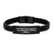 Funny Sexy Lawyer Gift, Interlaced Leather Bracelet for Men, from Friends, Birthday Unique Gifts for Lawyers, I'm That Sexy Lawyer Everybody's Talking About. - Image 1