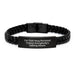 Funny Personal Trainer Gifts from Men to Friends, Unique Interlaced Leather Bracelet for Personal Trainer, Perfect Graduation Unique Gifts - Image 1
