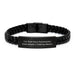 Funny Postmaster Gifts for Men, Unique Graduation Unique Gifts for Postmaster, Sexy Interlaced Leather Bracelet Gifts from Friends to Postmaster - Image 1